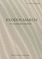 Exodus March Handbell sheet music cover